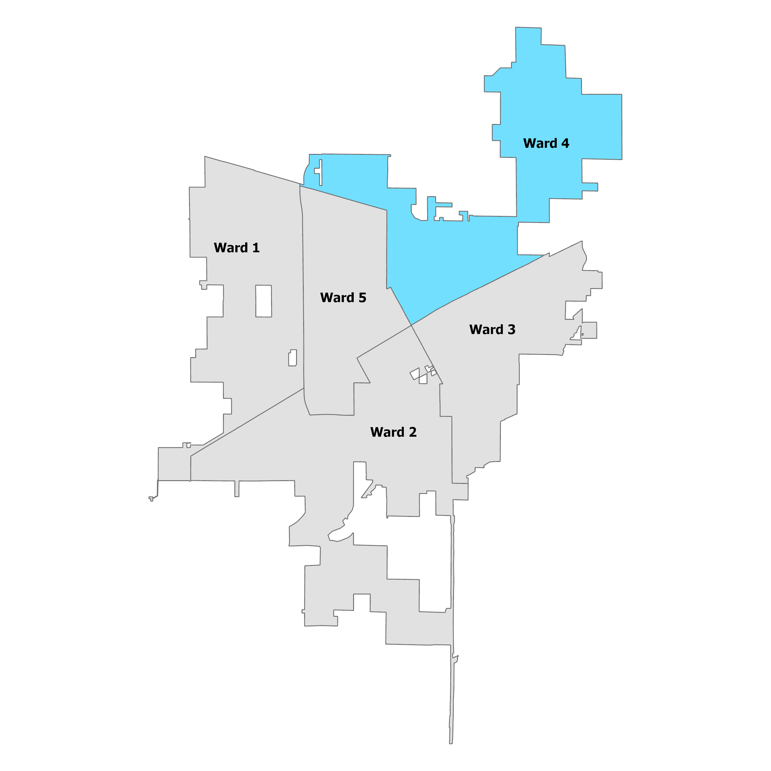 City Council Ward 4 boundaries