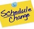 schedule change notice