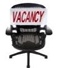 Vacancy with empty chair