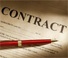 contract with a pen