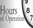 Hours of Operation and Clock