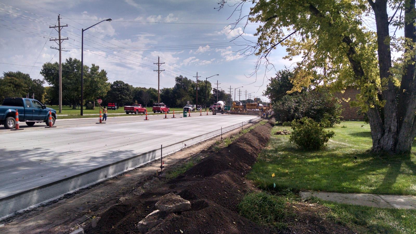 Capital Ave paving